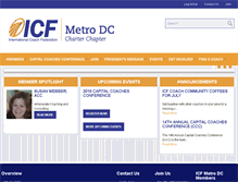 Tablet Screenshot of icfmetrodc.org